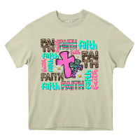 Mossy faith with cross Heavy Core Tee - AdoDesignShop
