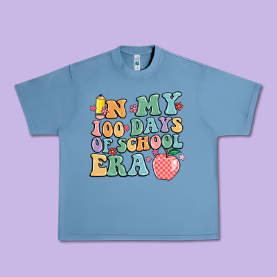 In My 100 Days Of School Era Urban Heavy Tee Designed By Maliassmallbusiness