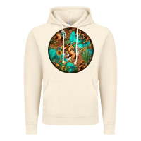 Vintage Artic western pattern circle Vintage Hoodie - Jasminsmagicworld