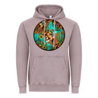 Vintage Zinc western pattern circle Vintage Hoodie - Jasminsmagicworld