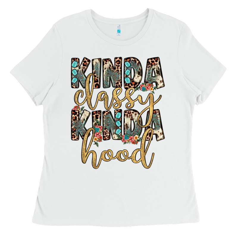 Kinda Classy Kinda Hood Ladies Tee by JahusDesignShop | Teevron