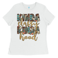 White kinda classy kinda hood Ladies Tee - JahusDesignShop