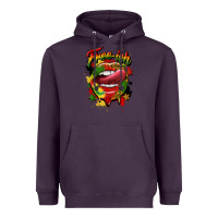 Plum free ish juneteenth lips Heavyweight Hoodie - CowGirlArtShop
