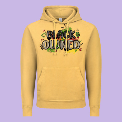 Black Owned Vintage Hoodie Designed By Maliassmallbusiness