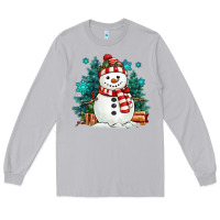 Moon Dust christmas snowman Long Sleeve Tee - MaliasSmallBusiness