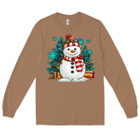 Toasted Coconut christmas snowman Long Sleeve Tee - MaliasSmallBusiness