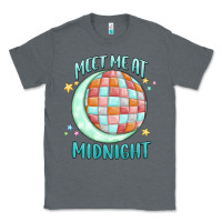 Charcoal Heather meet me at midnight Classic Tee - MaliasSmallBusiness