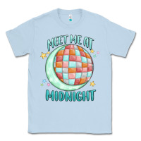 Dusty Blue meet me at midnight Classic Tee - MaliasSmallBusiness
