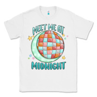 White meet me at midnight Classic Tee - MaliasSmallBusiness