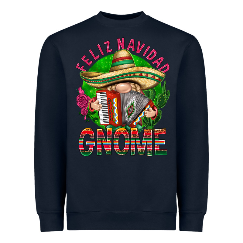 Feliz Navidad Gnome Heavyweight Sweatshirt by NancyCooperArtShop | Teevron