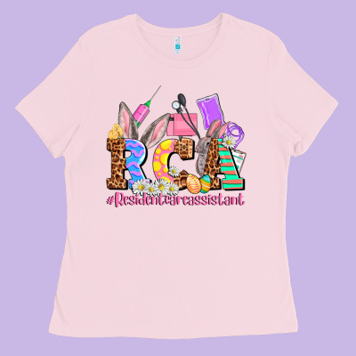Easter  Rca Resident Care Assistant Ladies Tee Designed By Adodesignshop