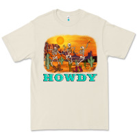 Bone western skeleton Premium Tee - AdoDesignShop
