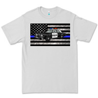 Dove Grey thin blue line police car sippy cup Premium Tee - Artiststas