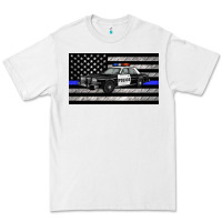 Thin Blue Line Police Car Sippy Cup Premium Tee | Teevron