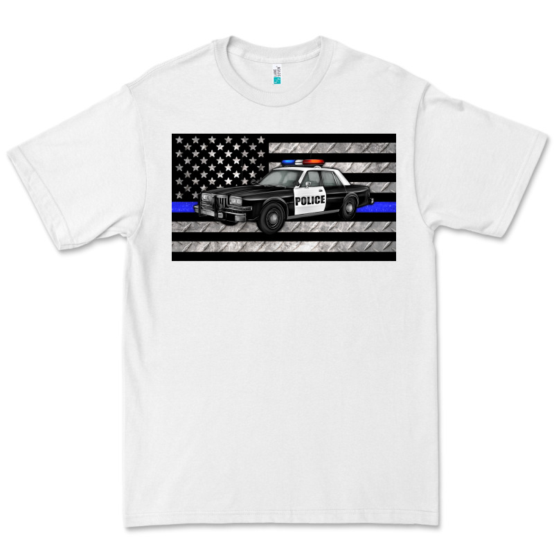 Thin Blue Line Police Car Sippy Cup Premium Tee by Artiststas | Teevron
