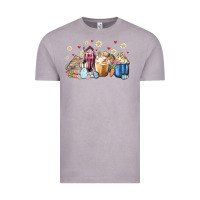 Vintage Zinc easter coffee cups Vintage Tee - MaliasSmallBusiness