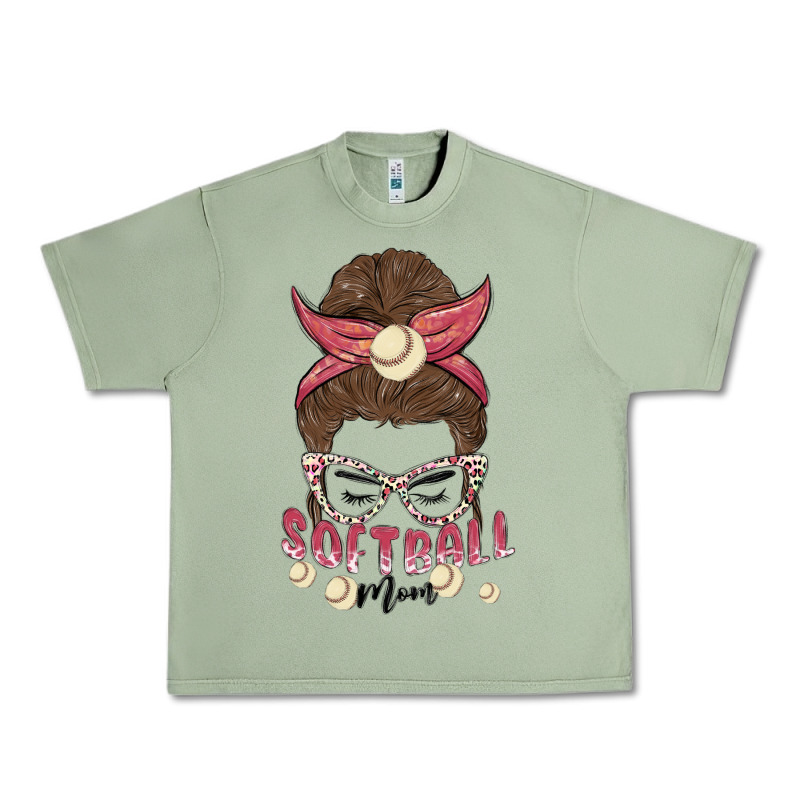 Softball Mom Urban Heavy Tee by MaliasSmallBusiness | Teevron