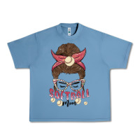 Pebble Blue softball mom Urban Heavy Tee - MaliasSmallBusiness