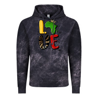 Cloud Black africa love Vintage Hoodie - MaliasSmallBusiness