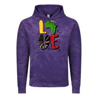 Cloud Purple africa love Vintage Hoodie - MaliasSmallBusiness