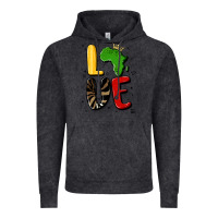 Vintage Black africa love Vintage Hoodie - MaliasSmallBusiness