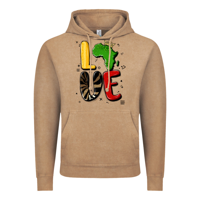 Africa Love Vintage Hoodie by MaliasSmallBusiness | Teevron