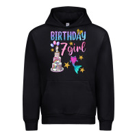 Black birthday girl 7 Urban Hoodie - BundleAndBundleShop