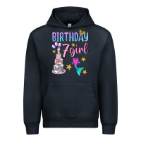 Navy birthday girl 7 Urban Hoodie - BundleAndBundleShop