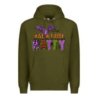 Army Green just a little batty Premium Hoodie - CowGirlArtShop