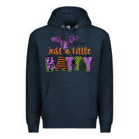 Navy just a little batty Premium Hoodie - CowGirlArtShop