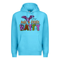 Ocean Blue just a little batty Premium Hoodie - CowGirlArtShop