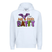 White just a little batty Premium Hoodie - CowGirlArtShop