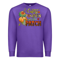 Purple cutest pumpkin in the patch Premium Sweatshirt - CowGirlArtShop