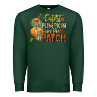 Sports Green cutest pumpkin in the patch Premium Sweatshirt - CowGirlArtShop