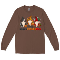 Chestnut Happy Hallothanksmas Long Sleeve Tee - MaliasSmallBusiness