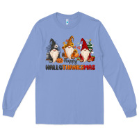 Colony Blue Happy Hallothanksmas Long Sleeve Tee - MaliasSmallBusiness
