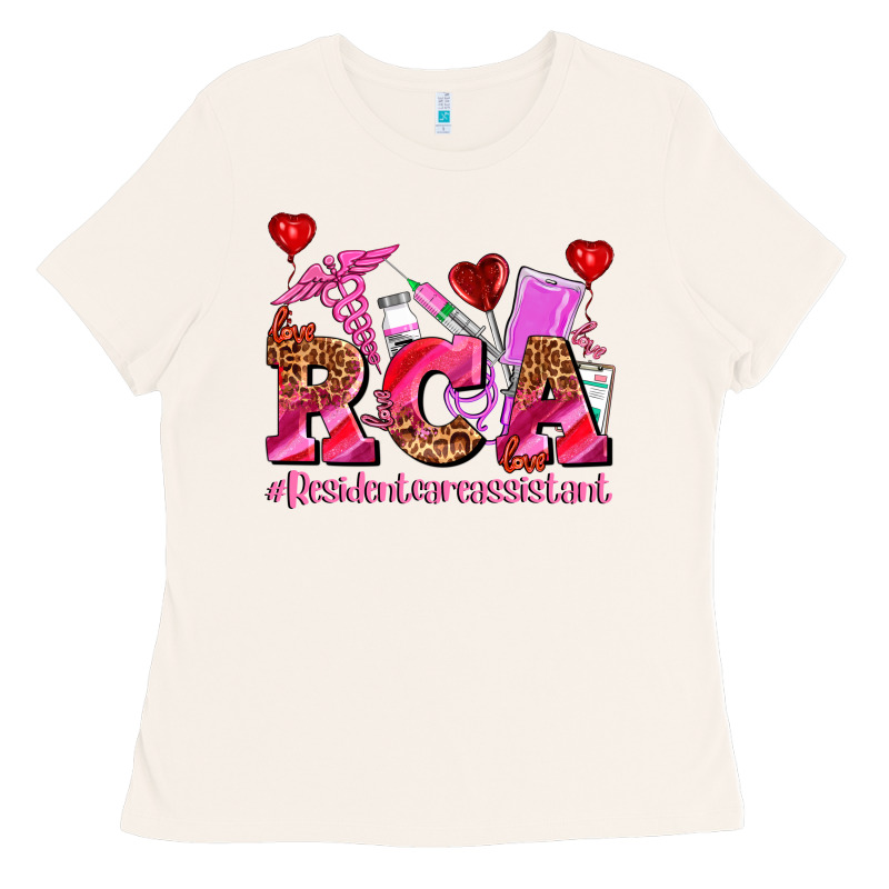 Valentines Day Rca Resident Care Assistant Ladies Tee by AdoDesignShop | Teevron