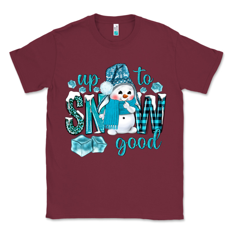 Up To Snow Good And Cute Snowman Classic Tee by NancyCooperArtShop | Teevron