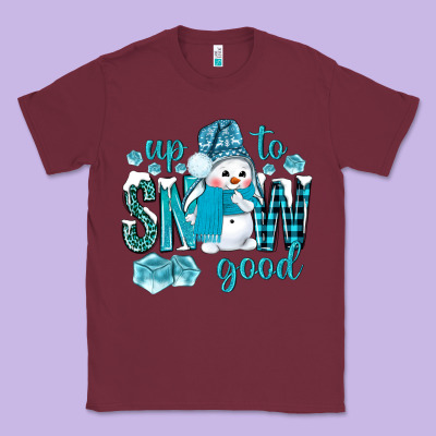 Up To Snow Good And Cute Snowman Classic Tee Designed By Nancycooperartshop