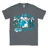 Charcoal Heather up to snow good and cute snowman Classic Tee - NancyCooperArtShop