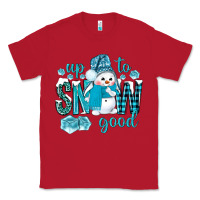 Red up to snow good and cute snowman Classic Tee - NancyCooperArtShop
