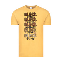 Vintage Mustard black history melanin malia Vintage Tee - MaliasSmallBusiness