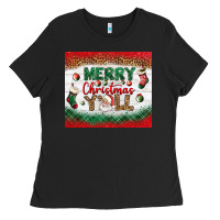 Black merry christmas y'all tumbler Ladies Tee - BundleAndBundleShop