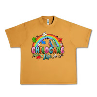 Peanut Butter childcare life Urban Heavy Tee - MaliasSmallBusiness