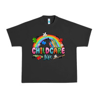 Pigment Black childcare life Urban Heavy Tee - MaliasSmallBusiness