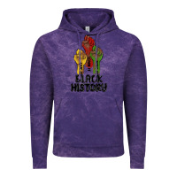 Cloud Purple black history malia Vintage Hoodie - MaliasSmallBusiness