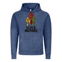 Vintage Denim black history malia Vintage Hoodie - MaliasSmallBusiness