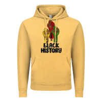 Vintage Mustard black history malia Vintage Hoodie - MaliasSmallBusiness