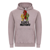 Vintage Zinc black history malia Vintage Hoodie - MaliasSmallBusiness