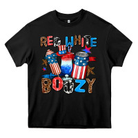 Black red white boozy Heavy Core Tee - AdoDesignShop